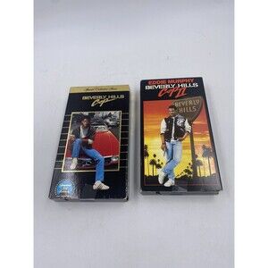 Beverly Hills Cop and Beverly Hills Cop II VHS lot of 2 tested